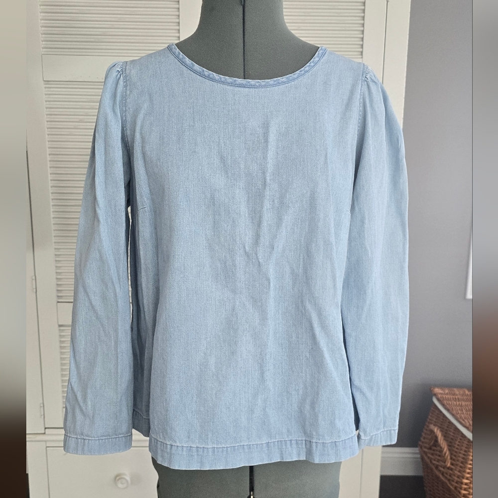 Madewell Light Blue Blouse